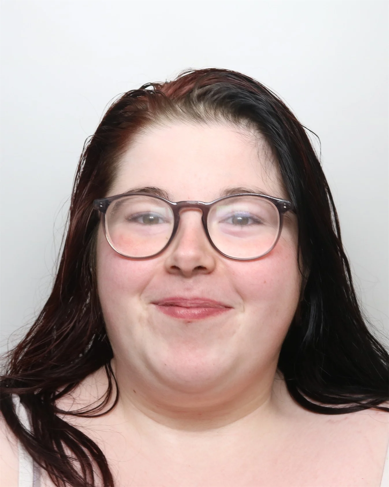 RESTING NUMPTY FACE: Smirking Jessica Simms sent down.